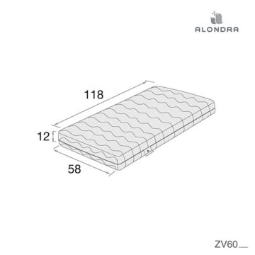 Alondra Colchão em Viscoelástico (60x120 cm)