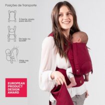 Isara Quick Half Buckle Mochila Portabebé - Scarlet