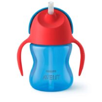 Philips Avent Magic Cup 200 ml. Palha com Asas - 9m+ Azul e Vermelho