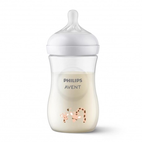 Philips Avent Biberão 260 ml. Girafa – Natural Response