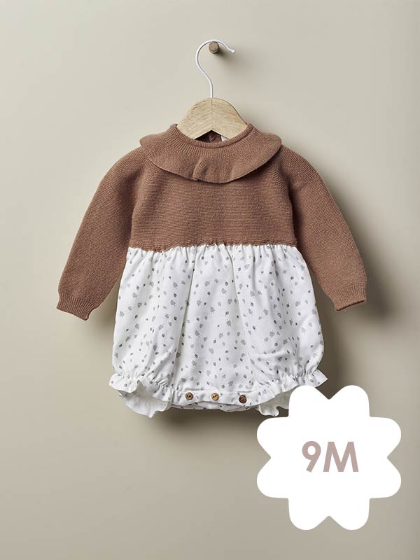 Wedoble fofo m+t folhas Castanho médio – 9M