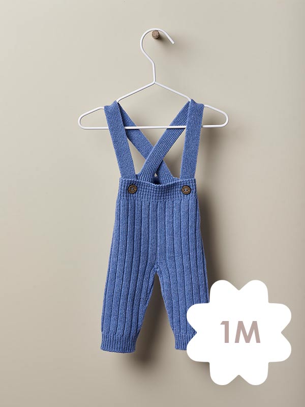 Wedoble calça alças Azul médio – 1M