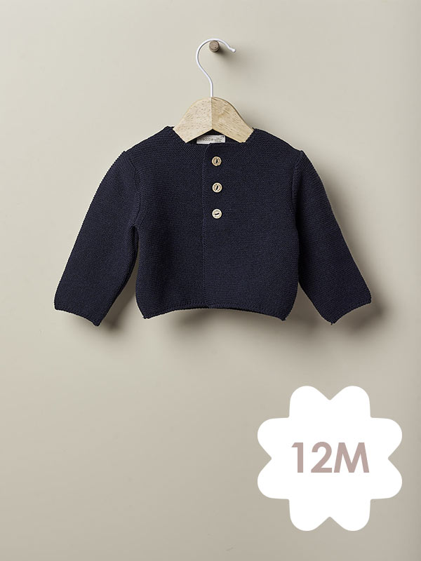 Wedoble casaco Marinho – 12M