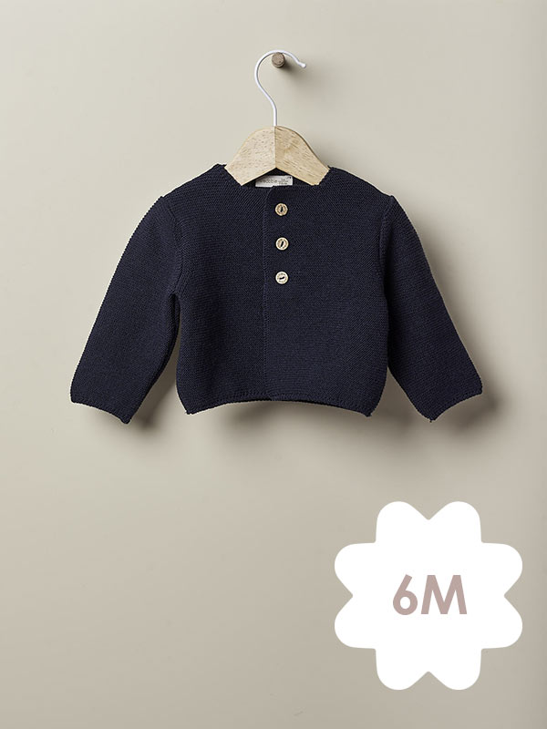 Wedoble casaco Marinho – 6M