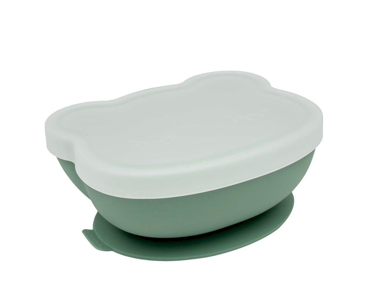 We Might Be Tiny – Taça c/ Ventosa e Tampa Urso – Sage