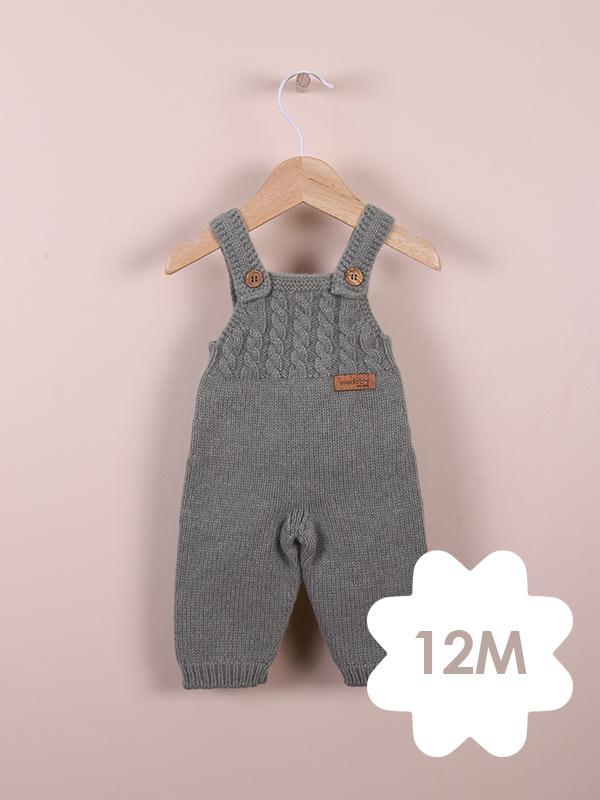 Wedoble jardineira Verde seco – 12M