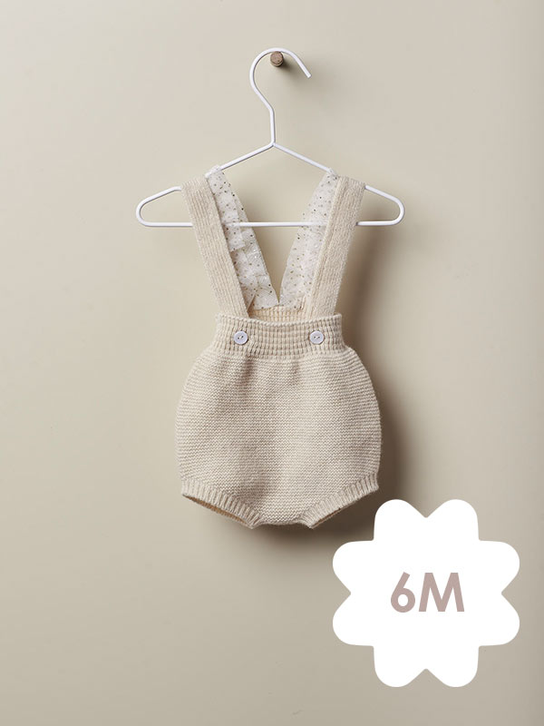 Wedoble fofo alças-tule Beje – 6M