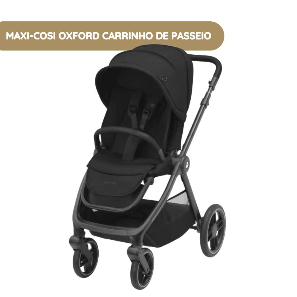 Maxi-Cosi Oxford Carrinho de Bebé – Essential Black