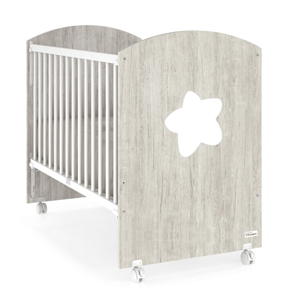 Trama Cama Cosleep Big Star – Roble Castello/Branco Mate