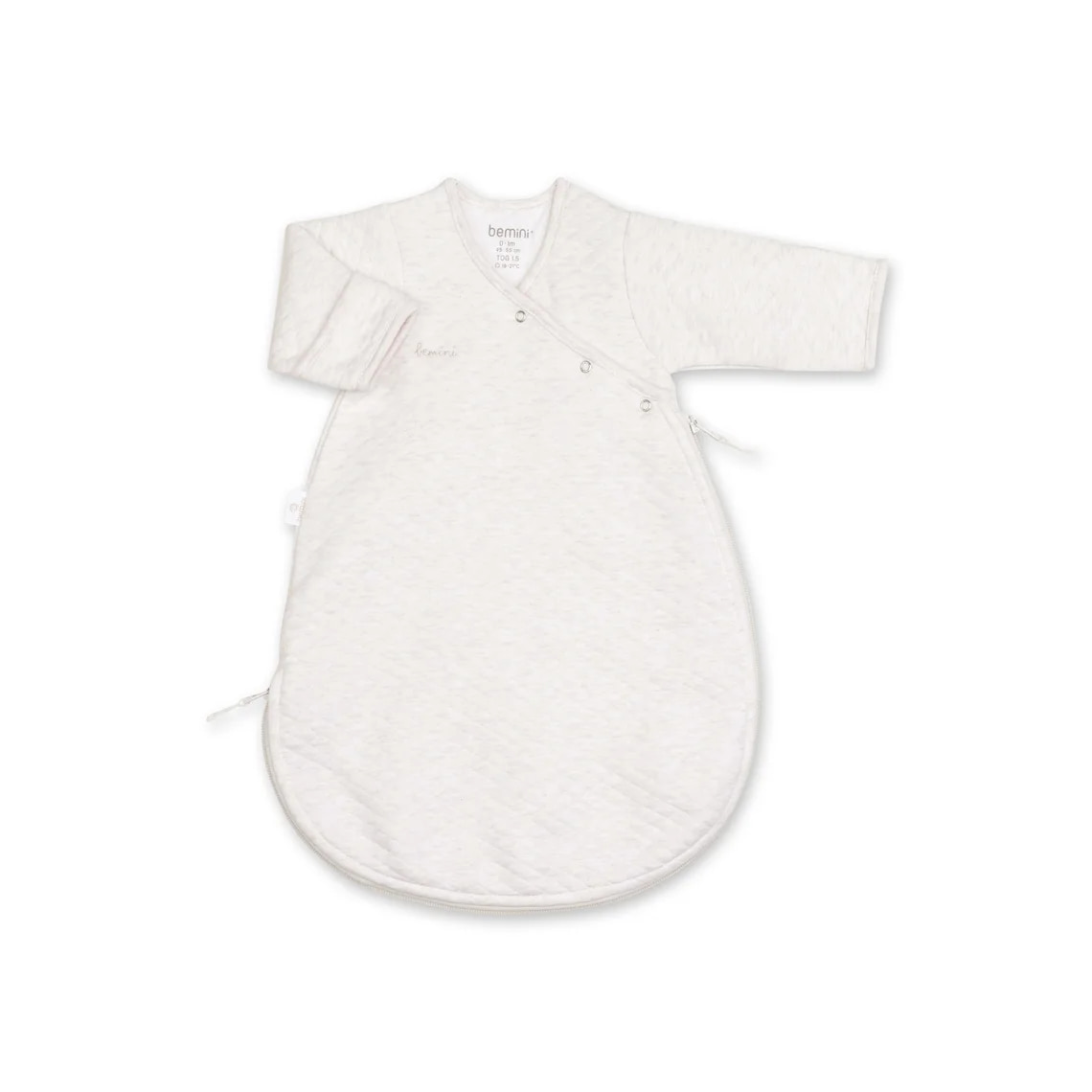 Bemini Saco de Dormir 0-1m (tog 1.5) – Light beige marled