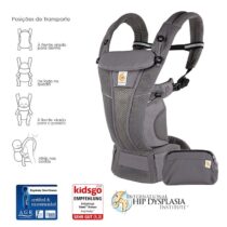 Ergobaby Mochila Portabebé Omni Breeze - Gris Grafito