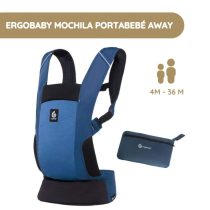 Ergobaby Mochila Portabebé Away – Azul medianoche