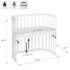 Babybay Cama Co-Sleep Original - lacado branco