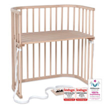 Babybay Cama Co-Sleep Boxspring - natural sem tratamento