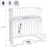 Babybay Cama Co-Sleep Boxspring - lacado branco