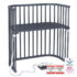 Babybay Cama Co-Sleep Boxspring - lacado cinza pizarra