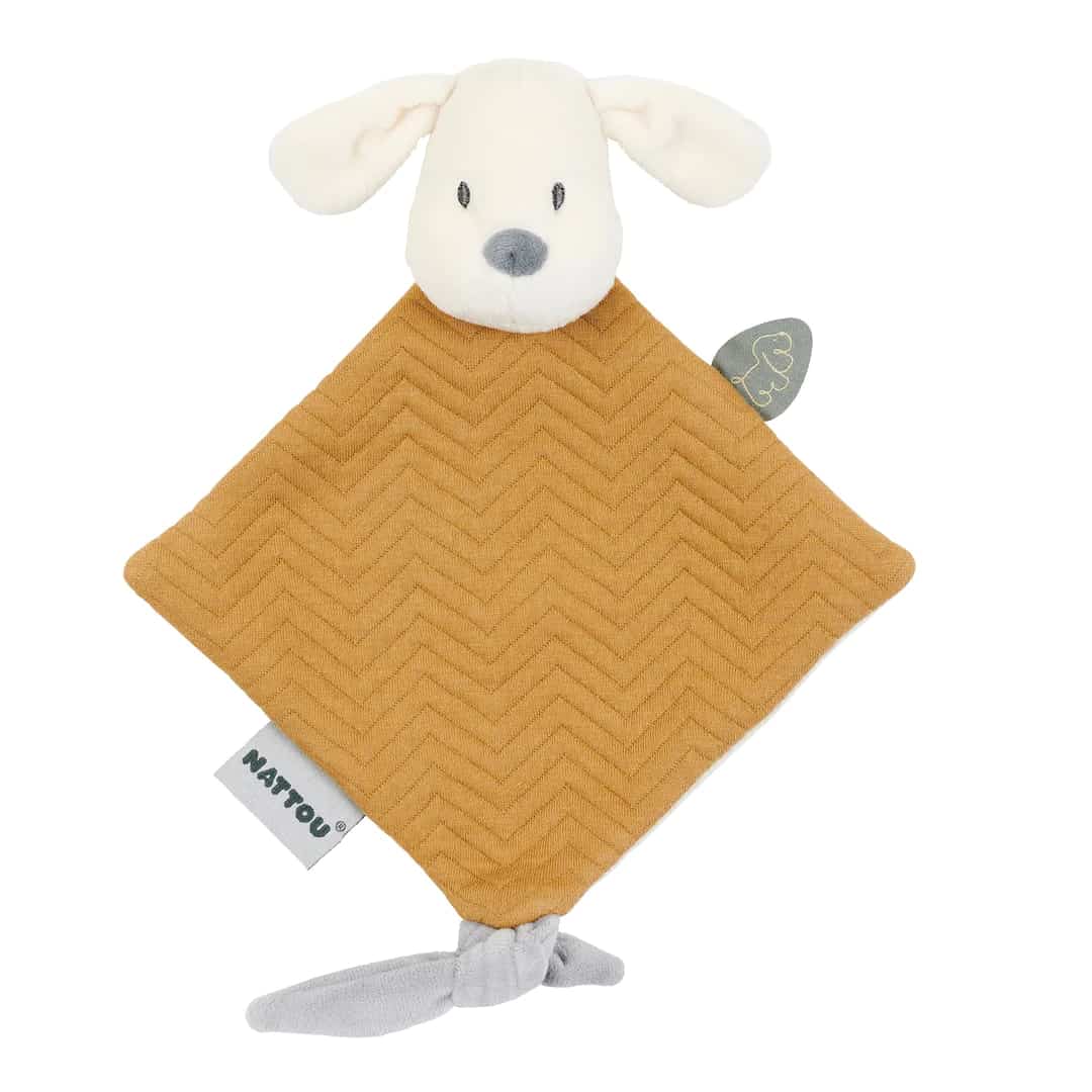 Nattou Charlie – Mini Doudou – Caramel