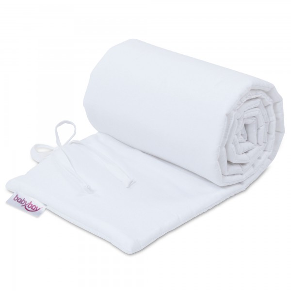 Babybay Protetor de Grades Algodão Orgânico para modelo Original – branco