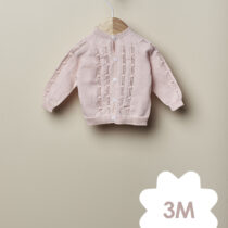 Wedoble Casaco Rosa bebe - 3M