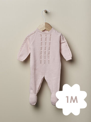 Wedoble Babygrow Rosa bebe - 1M