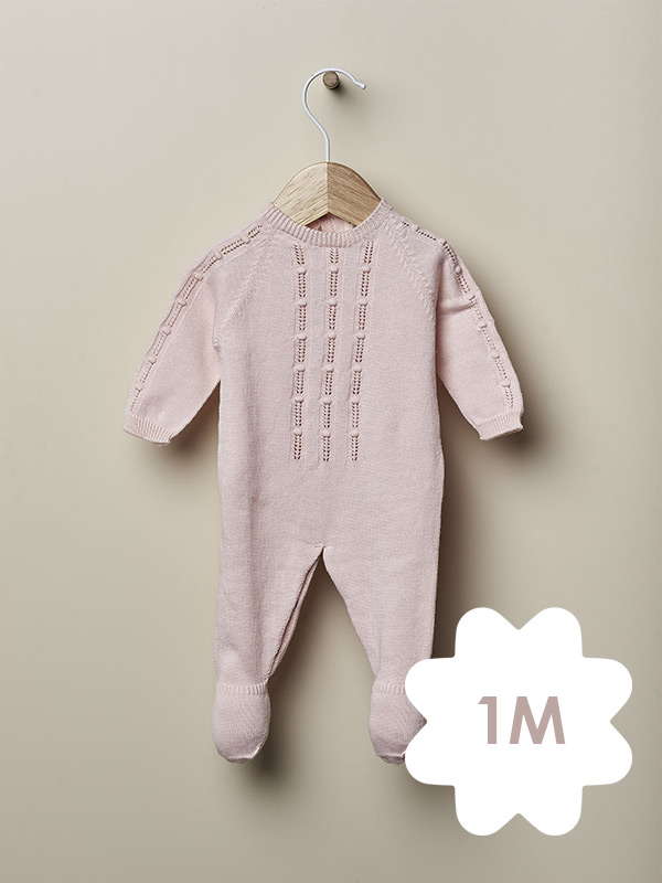 Wedoble Babygrow Rosa bebe – 1M