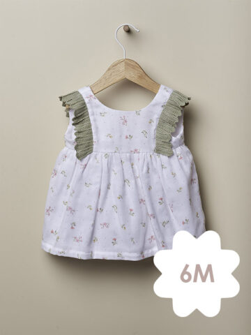 Wedoble Vestido folho malha Unica - 6M