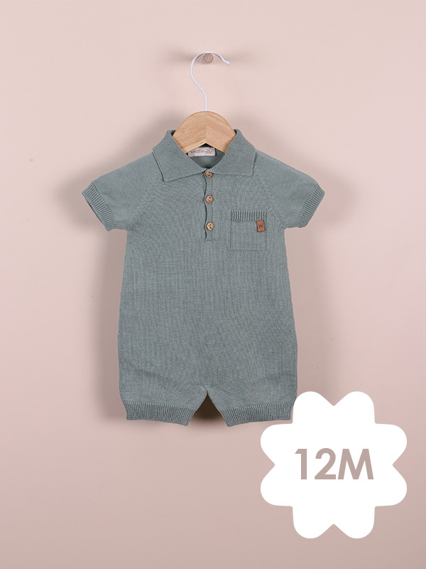 Wedoble Fofo polo Green – 12M