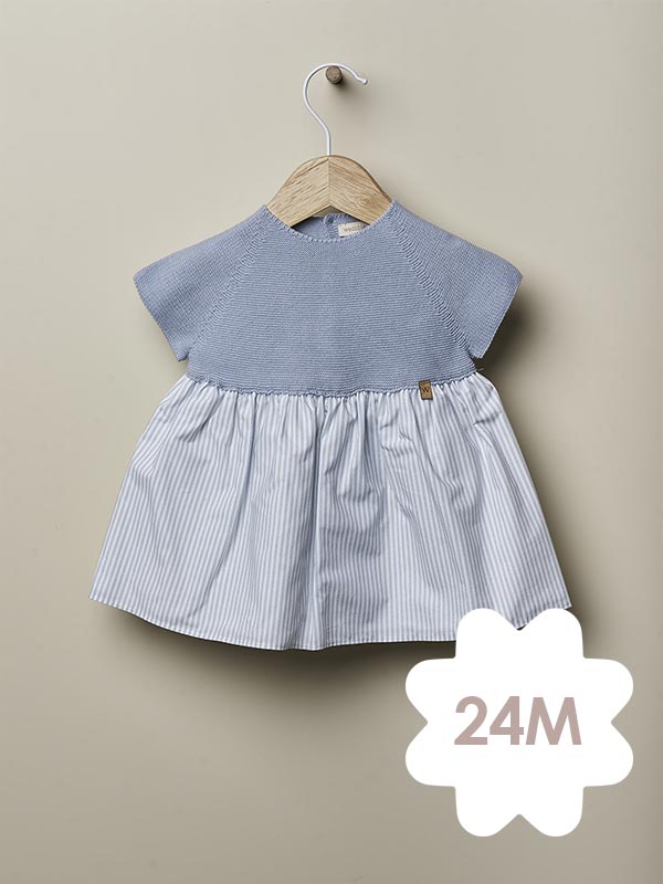 Wedoble Vestido m+t riscas Unica – 24M