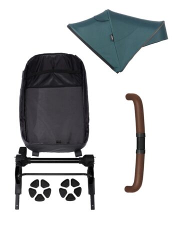 Easywalker Harvey 5 Pack Irmão (inclui extensão, capota e apoio de braços) - Jade Green