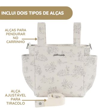 Pasito a Pasito Mala Tiracolo Toile de Jouy