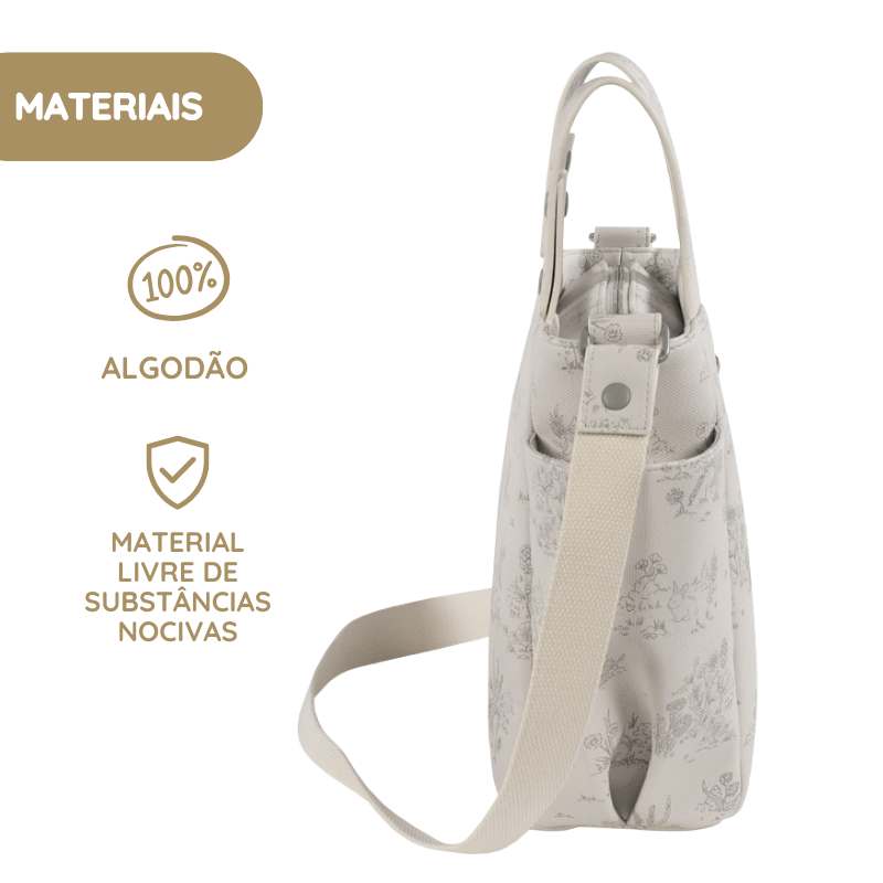 Pasito a Pasito Mala Tiracolo Toile de Jouy