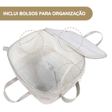 Pasito a Pasito Mala de Maternidade Toile de Jouy