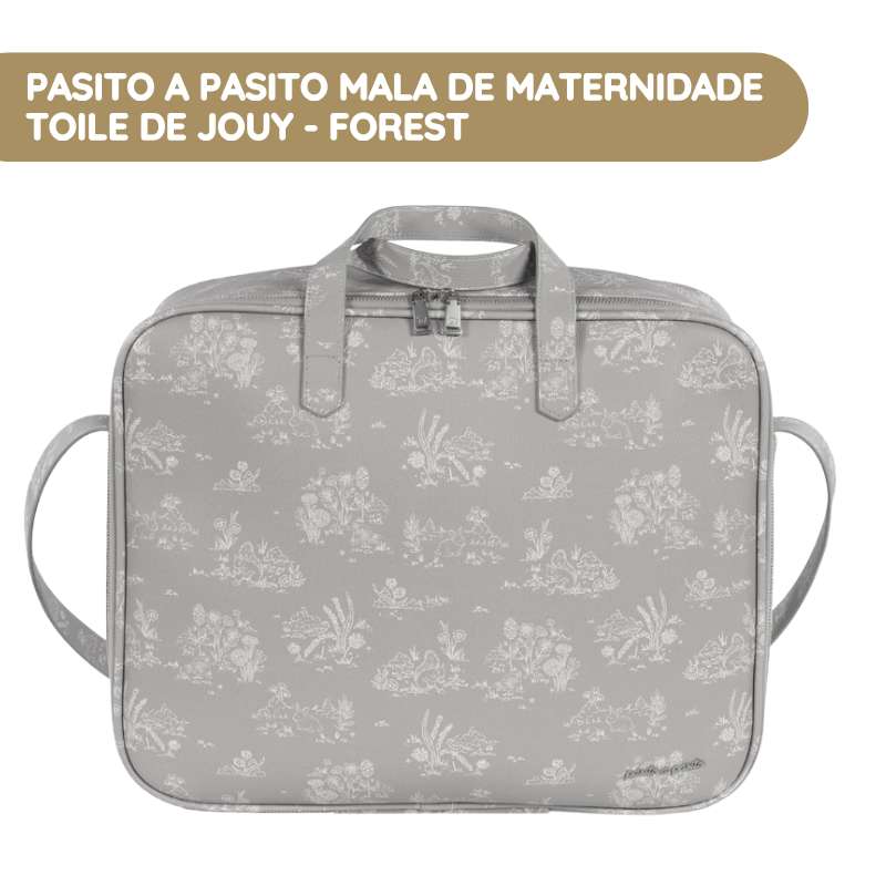 Pasito a Pasito Mala de Maternidade Toile de Jouy – Forest