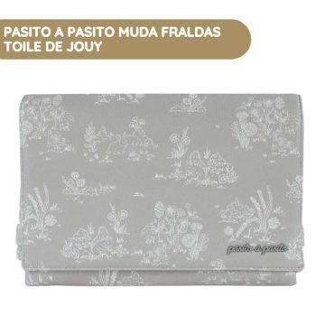 Pasito a Pasito Muda Fraldas Toile de Jouy - Forest