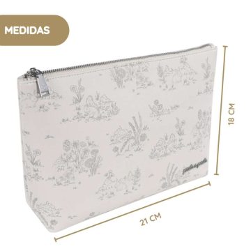 Pasito a Pasito Necessaire Toile de Jouy - Cream