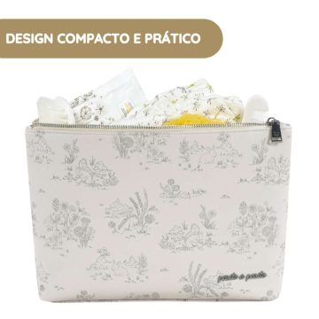 Pasito a Pasito Necessaire Toile de Jouy - Cream