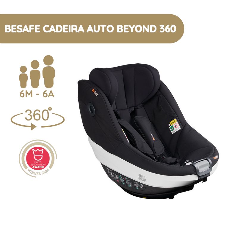 BeSafe Cadeira Auto Beyond 360 – Fresh Black Cab