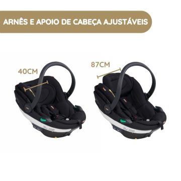 BeSafe Cadeira Auto Go Beyond arnês e apoio de cabeça ajustáveis