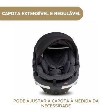 BeSafe Cadeira Auto Go Beyond capota extensível e regulável
