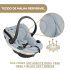BeSafe Cadeira Auto Go Beyond tecido de malha respirável
