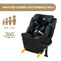 Maxi-Cosi Cadeira Auto Emerald 360 S - Tonal Black