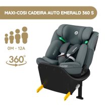 Maxi-Cosi Cadeira Auto Emerald 360 S - Tonal Graphite