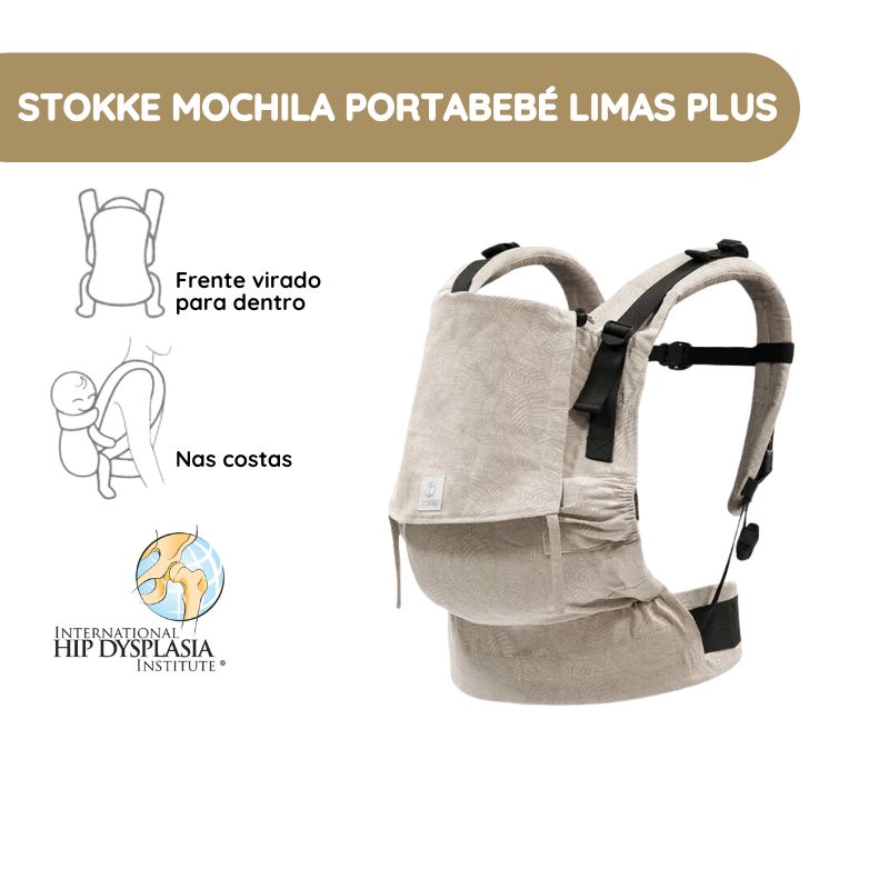 Stokke Mochila Portabebé Limas Flex – Floral Beige