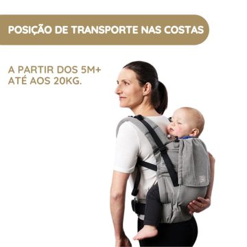 Stokke Mochila Portabebé Limas flex posição de transporte nas costas
