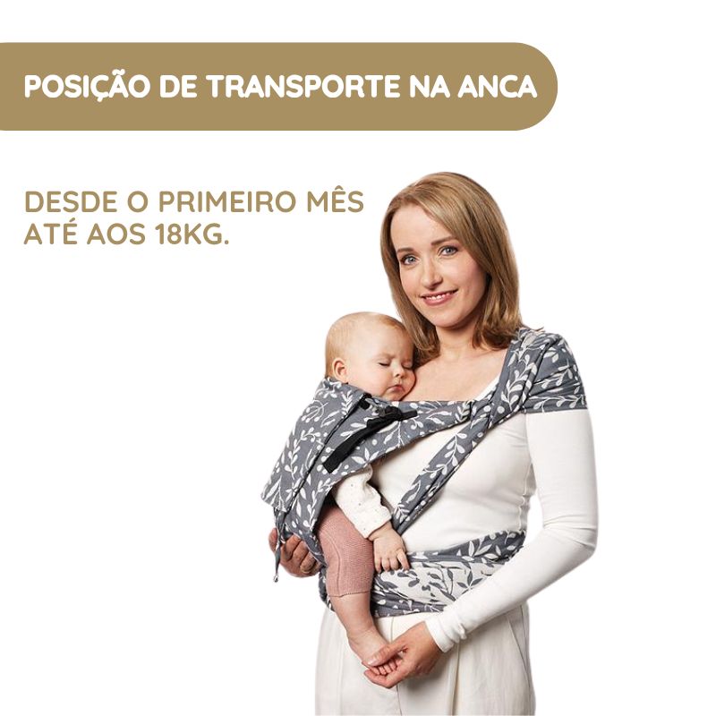 Stokke Mochila Portabebé Limas plus posição de transporte na anca2
