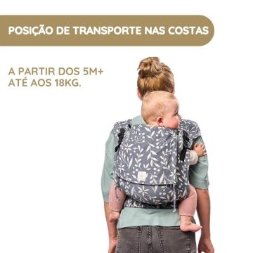 Stokke Mochila Portabebé Limas plus posição de transporte nas costas