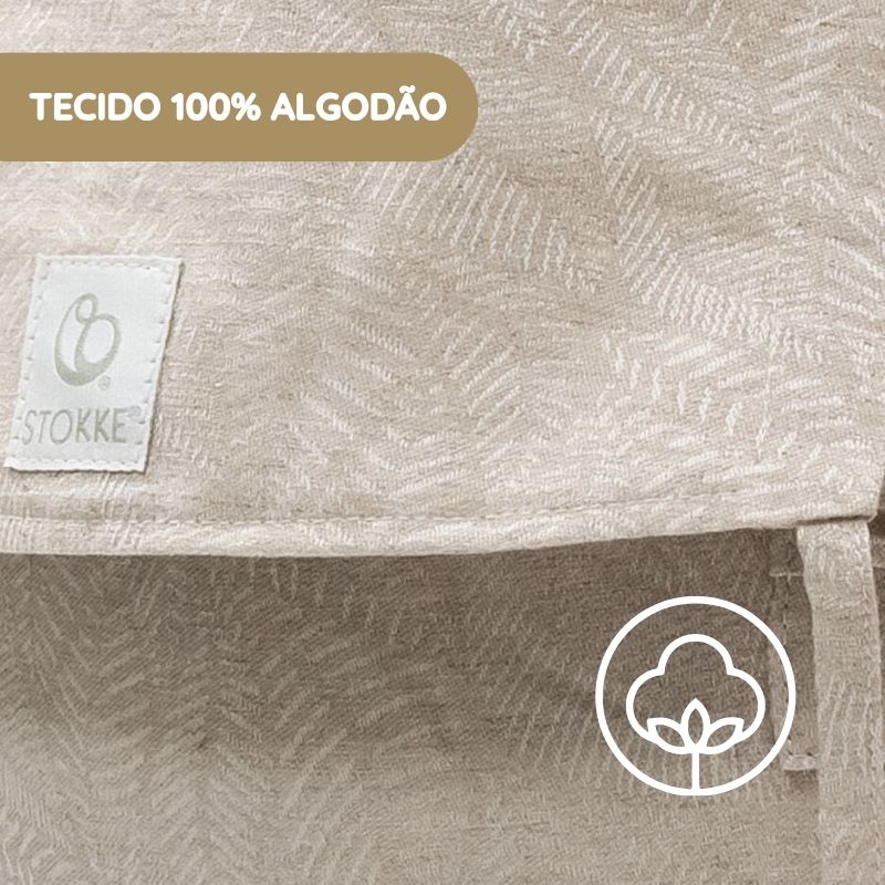 Stokke Mochila Portabebé Limas plus tecido 100% algodão