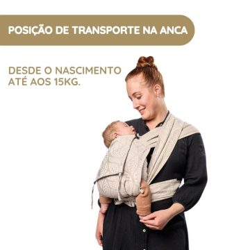 Stokke Mochila Portabebé Limas posição de transporte na anca