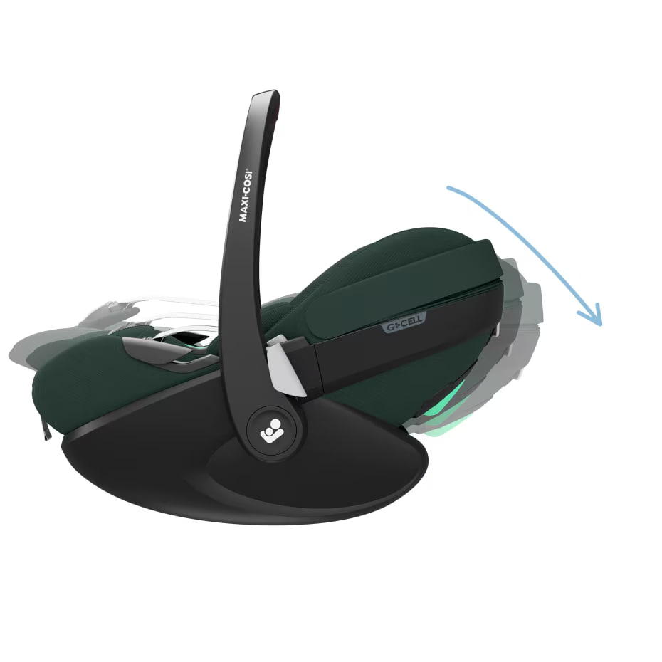 8052403110_2024_maxicosi_carseat_babycarseat_pebble360pro2_green_twillicgreen_reclinepositions_side