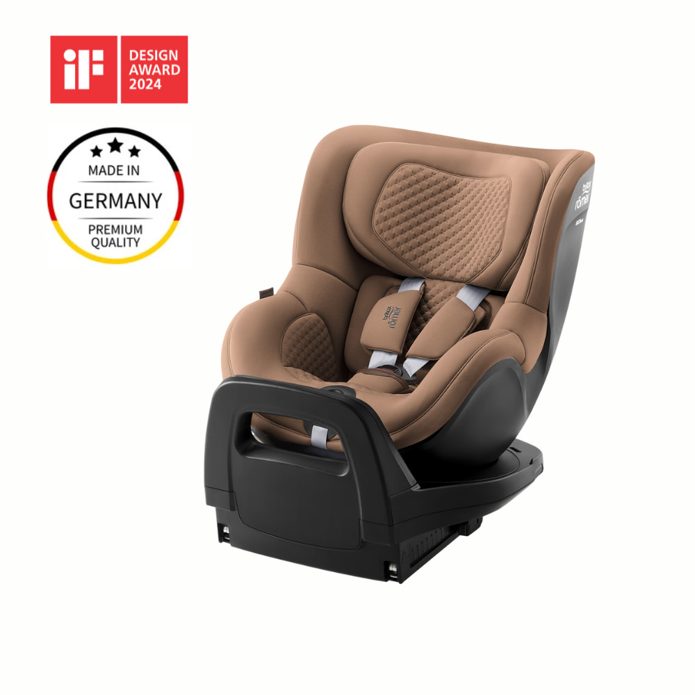 Cadeira Auto DualFix PRO M da Britax Romer – Warm Caramel dos 3 meses a 4 anos – LUX